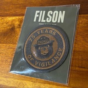 Filson Smokey the Bear patch new with bag tags
